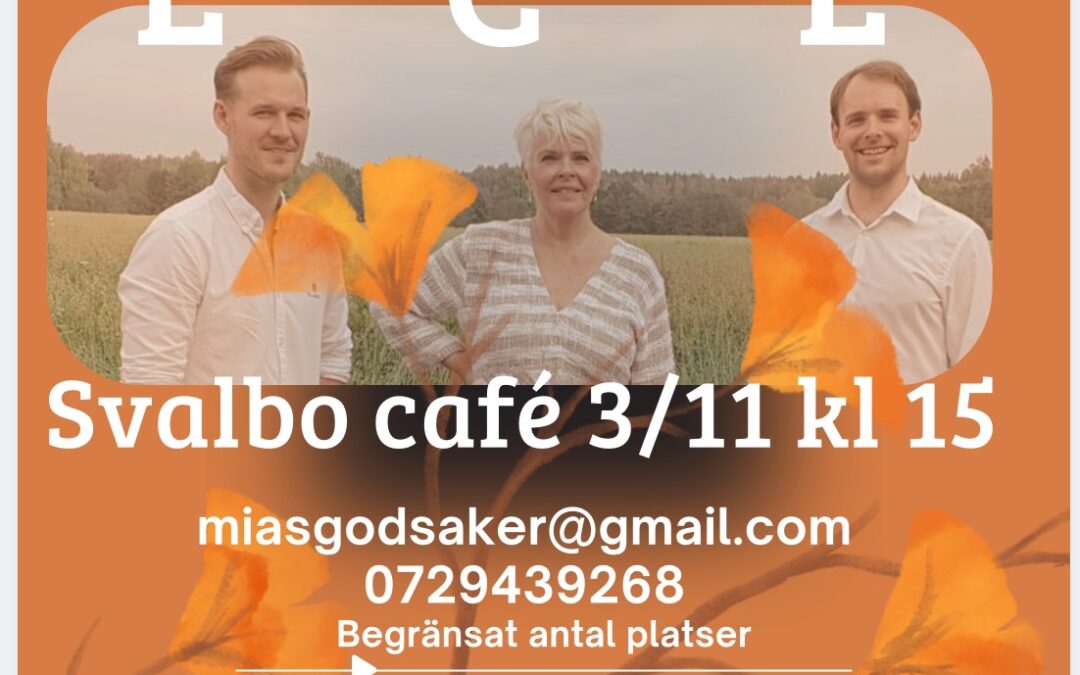 Höststämning med ECE på Svalbo café 3/11